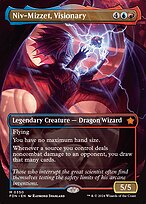 Niv-Mizzet, Visionary (FDN-350) - mythic (Borderless) - Foil