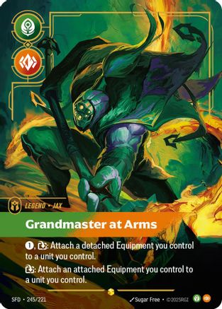 Jax - Grandmaster At Arms (Overnumbered) (245/221) - SPF - Showcase - Foil