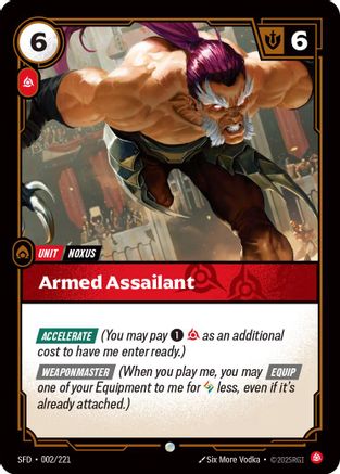 Armed Assailant (002/221) - SPF - Common - Foil