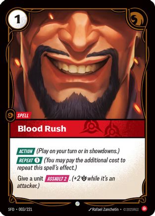 Blood Rush (003/221) - SPF - Common