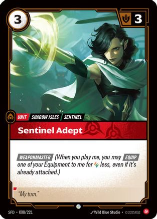Sentinel Adept (008/221) - SPF - Common - Foil