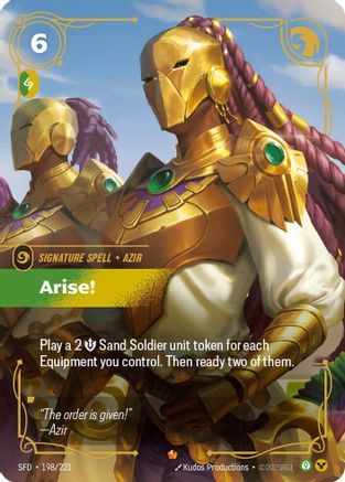 Arise! (198/221) - SPF - Epic - Foil