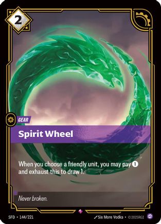 Spirit Wheel (144/221) - SPF - Rare - Foil