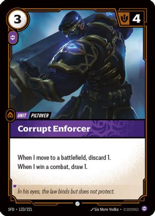 Corrupt Enforcer (123/221) - SPF - Common