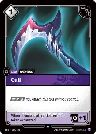 Cull (134/221) - SPF - Uncommon - Foil