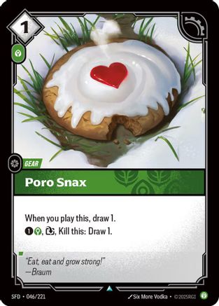 Poro Snax (046/221) - SPF - Uncommon - Foil