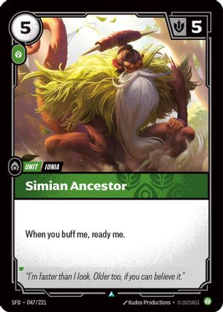 Simian Ancestor (047/221) - SPF - Uncommon - Foil