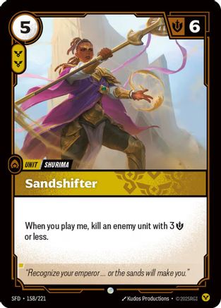 Sandshifter (158/221) - SPF - Common - Foil