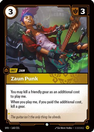 Zaun Punk (160/221) - SPF - Common - Foil