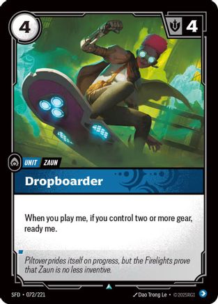Dropboarder (072/221) - SPF - Uncommon