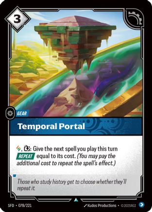 Temporal Portal (078/221) - SPF - Uncommon - Foil