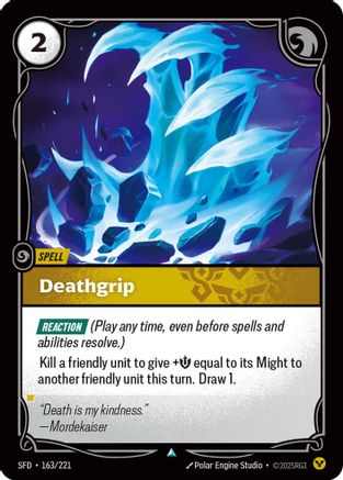 Deathgrip (163/221) - SPF - Uncommon - Foil