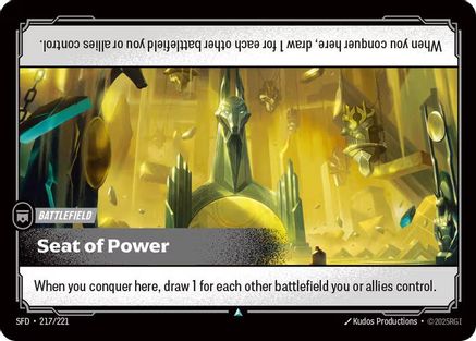 Seat of Power (217/221) - SPF - Uncommon - Foil
