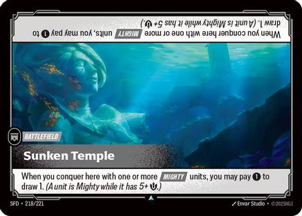 Sunken Temple (218/221) - SPF - Uncommon - Foil
