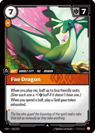 Fae Dragon (101/221) - SPF - Uncommon