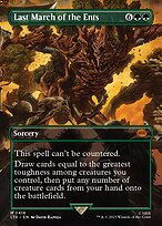 Last March of the Ents (LTR-418) - mythic (Borderless) - Foil