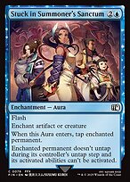 Stuck in Summoner's Sanctum (FIN-076) - common: (enchantment) - Foil