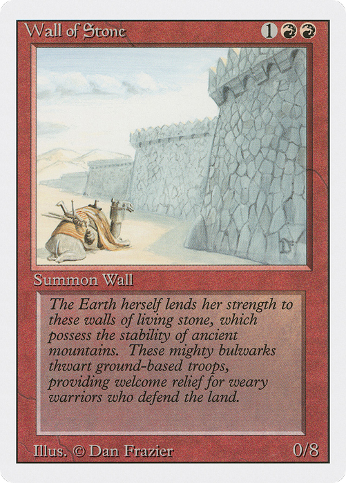 Wall of Stone (3ED-184) - uncommon