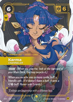 Karma - Channeler (Overnumbered) (237/221) - SPF - Showcase - Foil
