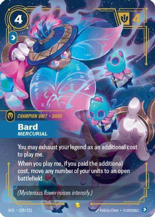 Bard - Mercurial (Overnumbered) (228/221) - SPF - Showcase - Foil