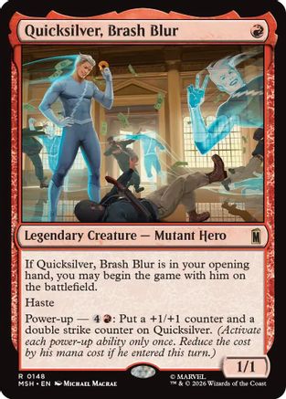 Quicksilver, Brash Blur (MSH-148) - rare - Foil