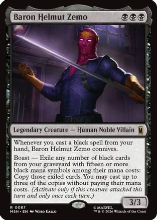 Baron Helmut Zemo (MSH-087) - rare