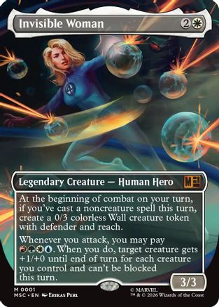 Invisible Woman (Borderless) (MSC-001) - mythic