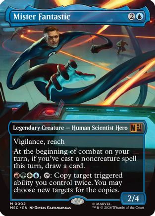 Mister Fantastic (Borderless) (MSC-002) - mythic