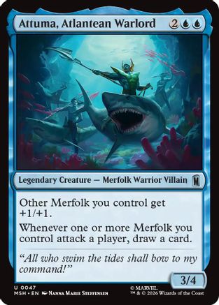 Attuma, Atlantean Warlord (MSH-047) - uncommon - Foil