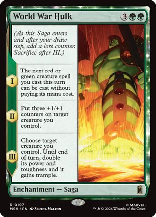 World War Hulk (MSH-197) - rare - Foil