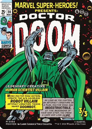 Doctor Doom (Borderless) (MSH-394) - mythic - Foil