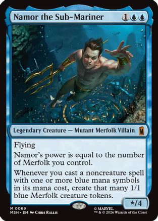 Namor the Sub-Mariner (MSH-069) - mythic - Foil