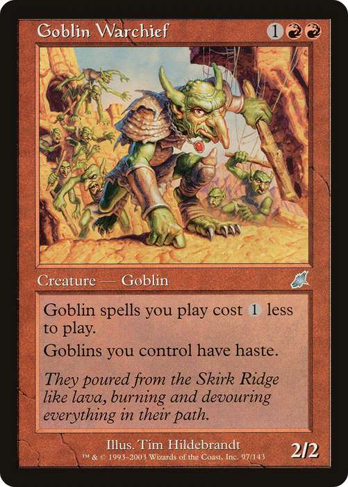 Goblin Warchief (SCG-097) - uncommon