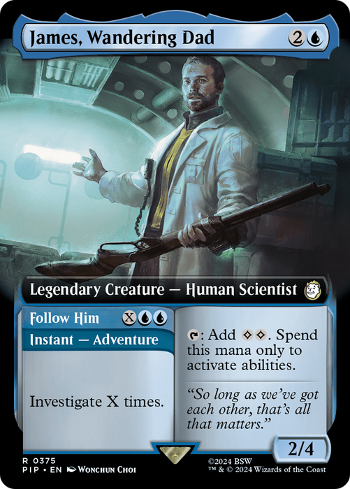James, Wandering Dad // Follow Him (PIP-375) - rare: (Extended Art) - Foil