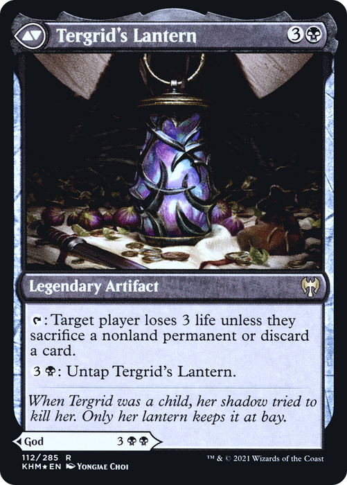 Tergrid, God of Fright // Tergrid's Lantern (PRE-112S) - rare - Foil