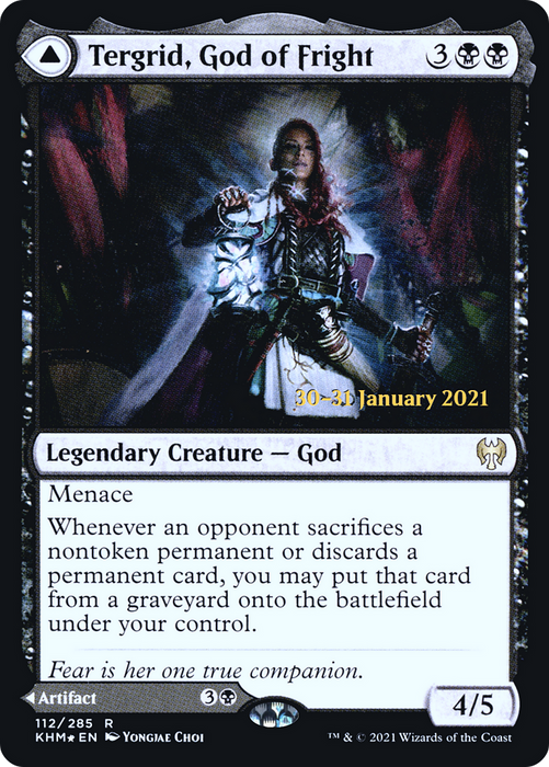 Tergrid, God of Fright // Tergrid's Lantern (PRE-112S) - rare - Foil