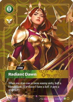Leona - Radiant Dawn (Metal) (261/298) - OPP - Promo - Foil