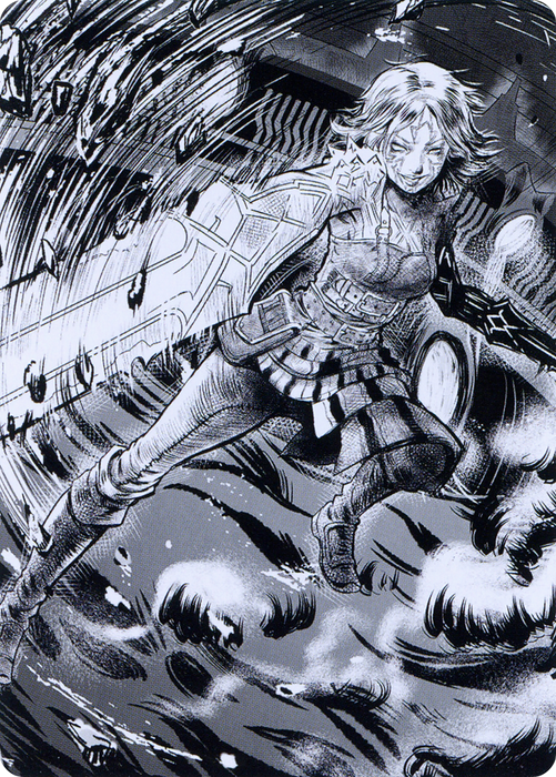 Nahiri, the Unforgiving // Nahiri, the Unforgiving (AONE-080) - common (Borderless) - Foil