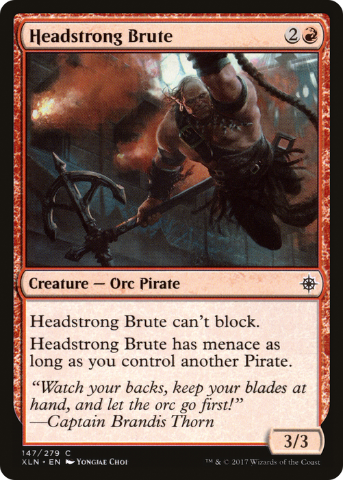 Headstrong Brute (XLN-147) - common - Foil
