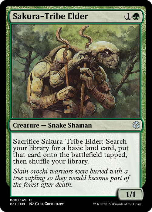 Sakura-Tribe Elder (PZ1-086) - uncommon - Foil