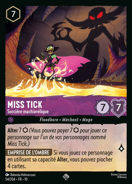 Miss Tick - Sorcière machiavélique (54/204) - LDLP - Très Rare