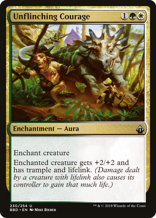 Unflinching Courage (BBD-230) - uncommon - Foil