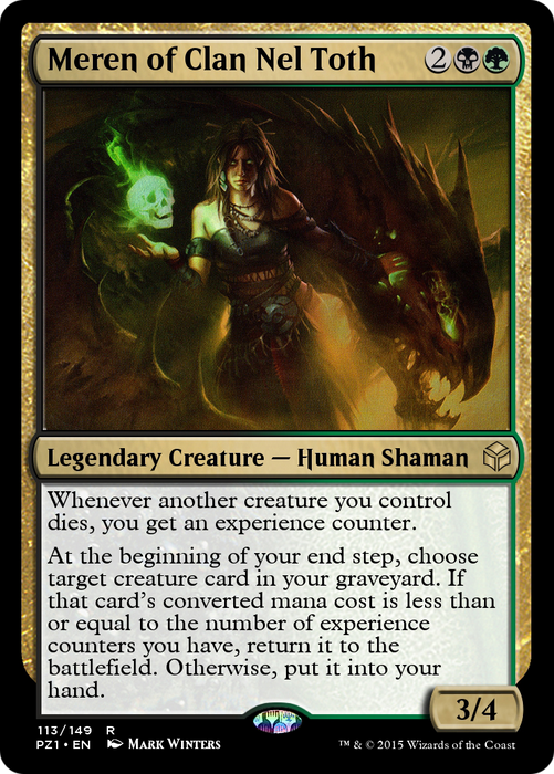 Meren of Clan Nel Toth (PZ1-113) - rare