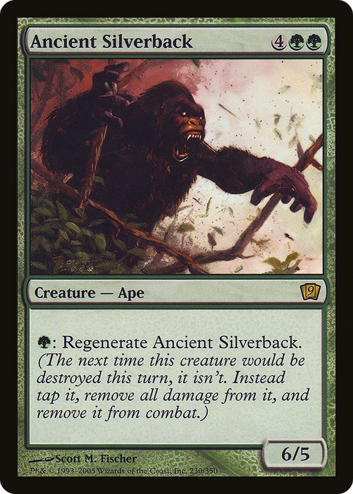 Ancient Silverback (9ED-230★) - rare - Foil