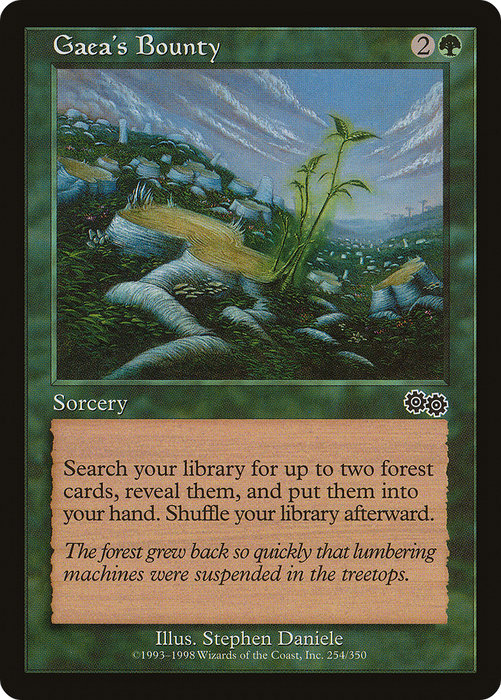 Gaea's Bounty (USG-254) - common