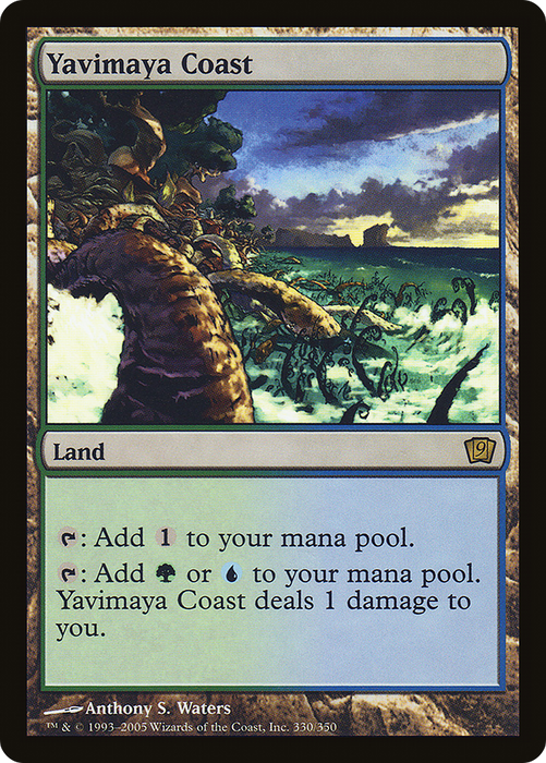 Yavimaya Coast (9ED-330★) - rare - Foil