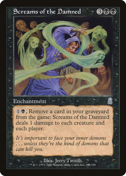Screams of the Damned (ODY-160) - uncommon - Foil