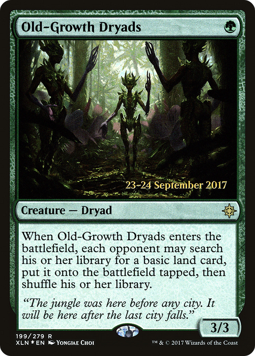 Old-Growth Dryads (PRE-199S) - rare - Foil