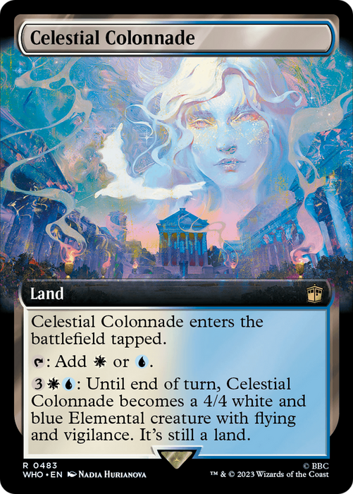 Celestial Colonnade (WHO-483) - rare: (Extended Art) - Foil