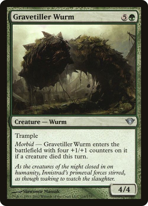 Gravetiller Wurm (DKA-116) - uncommon - Foil